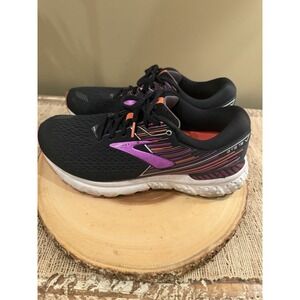 Brooks Adrenaline GTS‎ 19 Women's Running Shoes - Black/Purple/Orange - Sz-11 2E